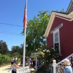 4th of July Flag Raising at Burrell School Winery
