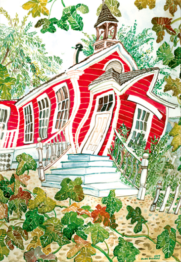 Dancing School Painting created by Jude Bischoff in 2004