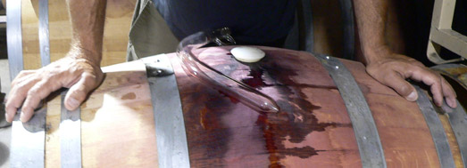 Barrell and Wine Maker Hands